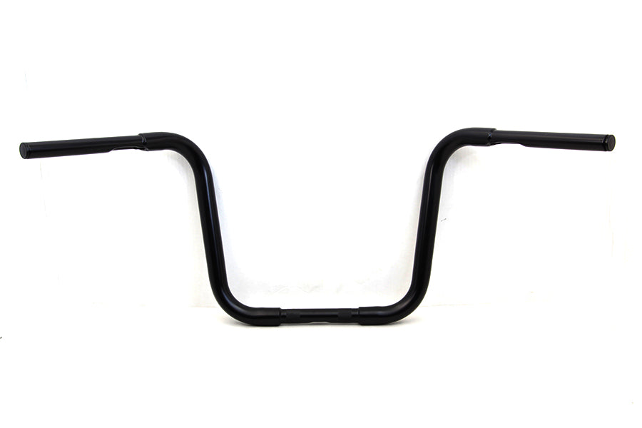 12-1/2 inch Buffalo Ape Hanger Handlebar with Indents Black
