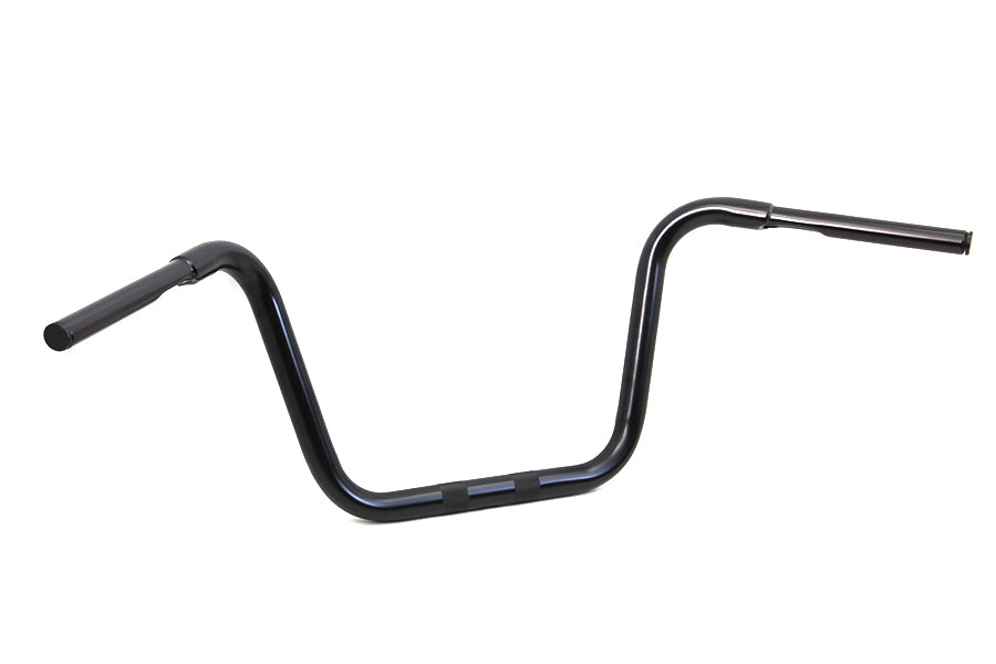 12 inch Rhino Ape Hanger Handlebar with Indents Black