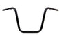 15-1/2 inch Rhino Ape Hanger Handlebar with Indents Black