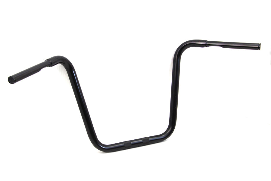 15-1/2 inch Rhino Ape Hanger Handlebar with Indents Black