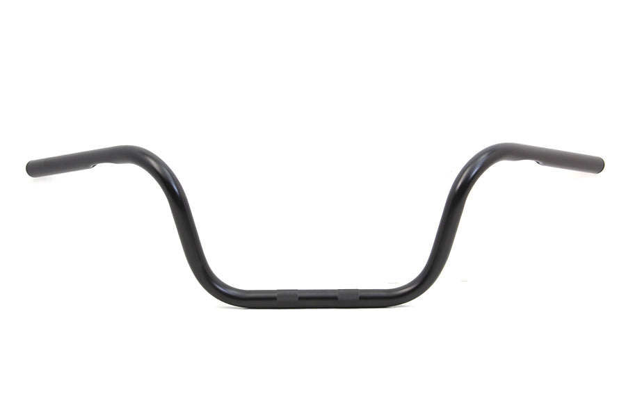 8 inch Ape Hanger Handlebar with Indents Black