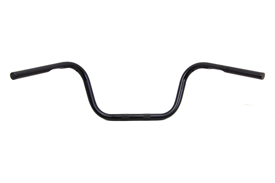 8 inch Ape Hanger Handlebar with Indents Black