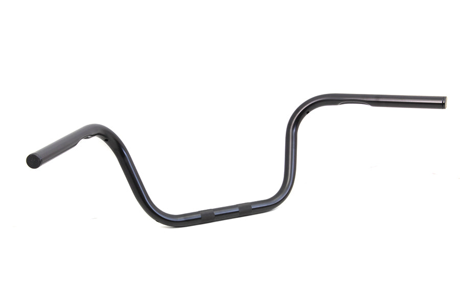8 inch Ape Hanger Handlebar with Indents Black