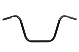12 inch Ape Hanger Handlebars with Indents Black