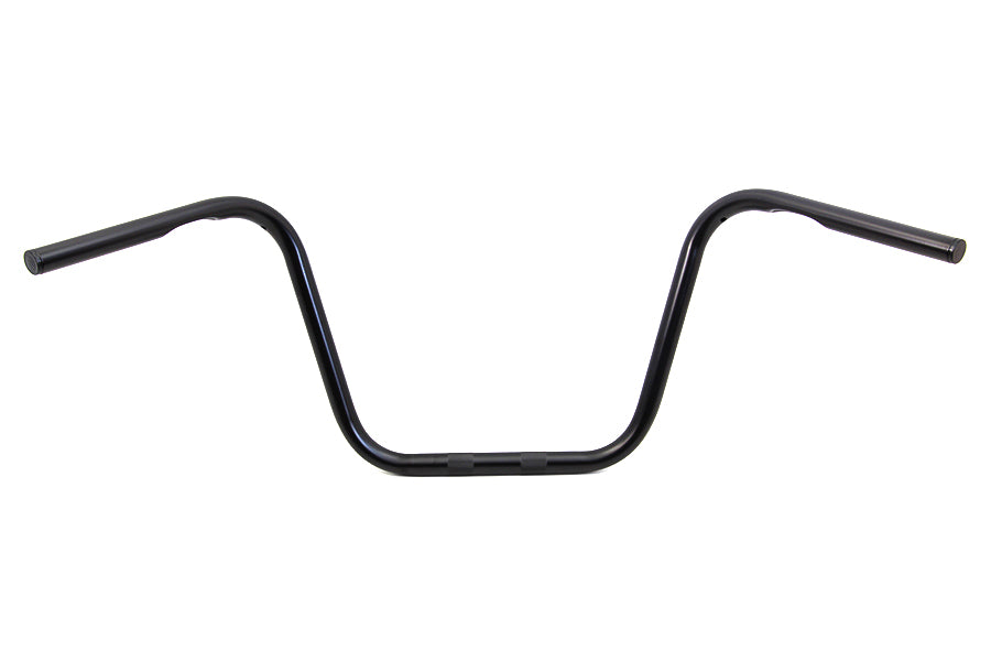 12 inch Ape Hanger Handlebars with Indents Black