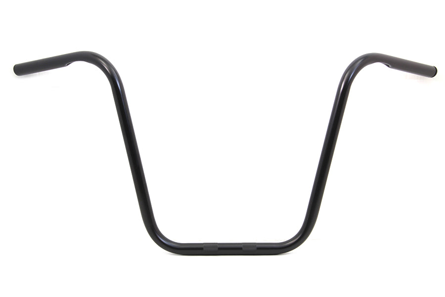 16 inch Ape Hanger Handlebar with Indents Gloss Black