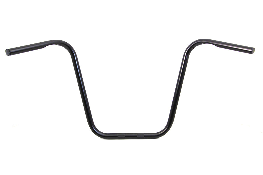16 inch Ape Hanger Handlebar with Indents Gloss Black