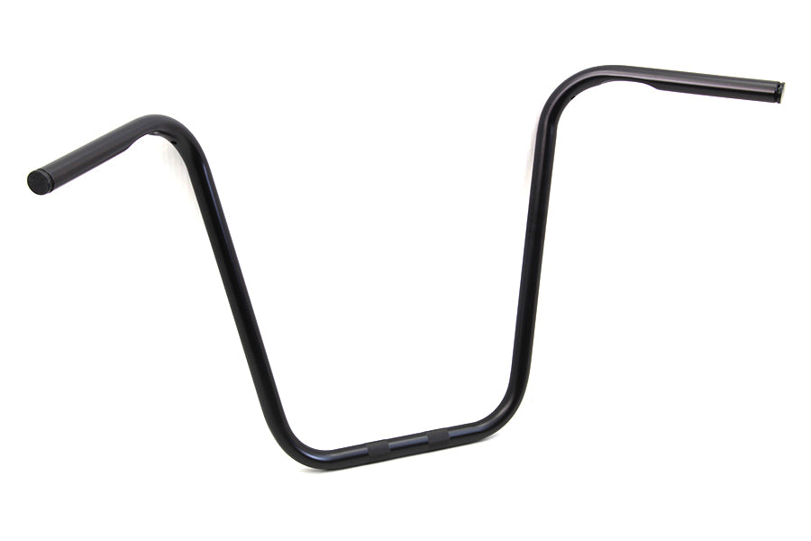 18 inch Ape Hanger Handlebar with Indents Black