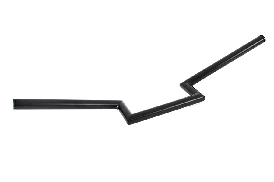 4 inch Z Handlebar without Indents Black