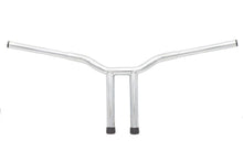 Load image into Gallery viewer, 14 inch Combat Style Riser Handlebar Chrome