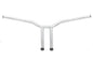14 inch Combat Style Riser Handlebar Chrome