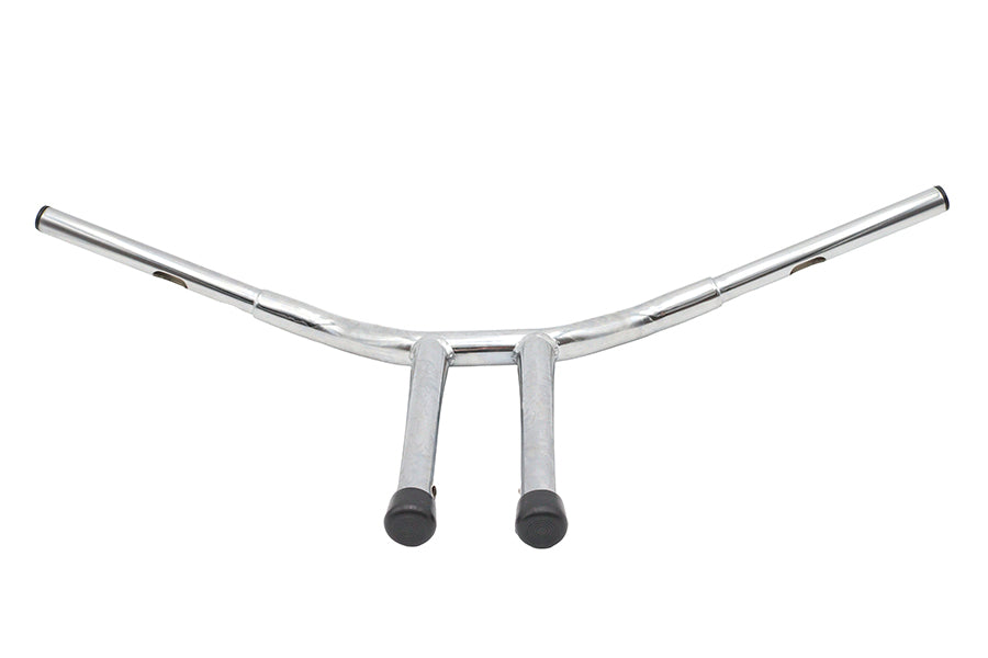 14 inch Combat Style Riser Handlebar Chrome