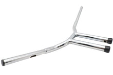 Load image into Gallery viewer, 14 inch Combat Style Riser Handlebar Chrome