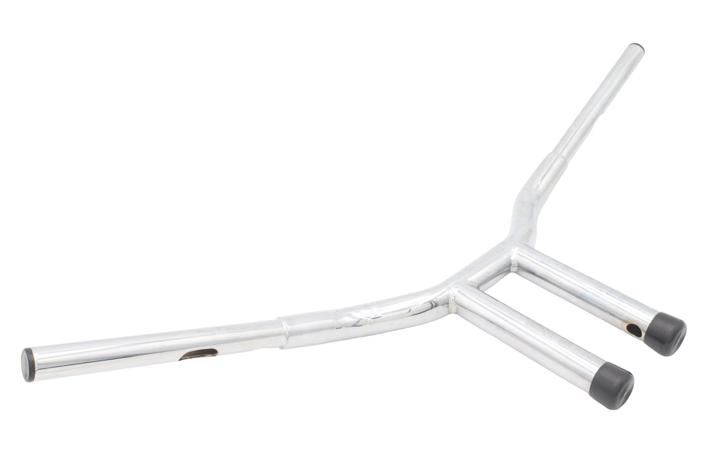 12 inch Combat Style Riser Handlebar Chrome