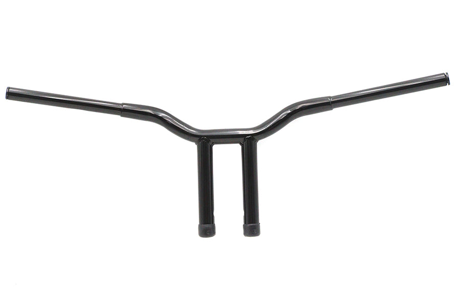 12 inch Combat Style Riser Handlebar Black