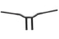 12 inch Combat Style Riser Handlebar Black