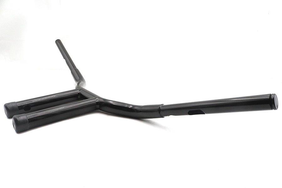 12 inch Combat Style Riser Handlebar Black