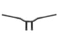 10 inch Combat Style Riser Handlebar Black