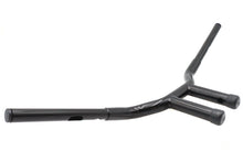 Load image into Gallery viewer, 10 inch Combat Style Riser Handlebar Black