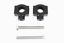 Load image into Gallery viewer, 1 inch Handlebar Riser Set Black