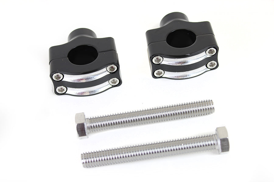 1 inch Handlebar Riser Set Black