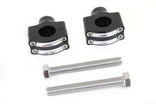 Load image into Gallery viewer, 1 inch Handlebar Riser Set Black