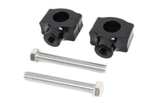 Load image into Gallery viewer, 1 inch Handlebar Riser Set Black