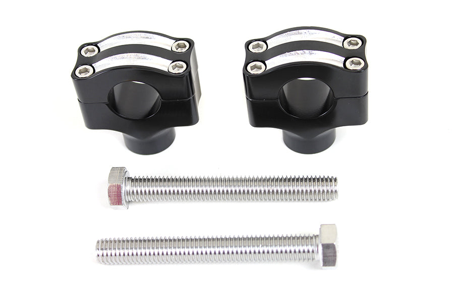 1 inch Handlebar Riser Set Black
