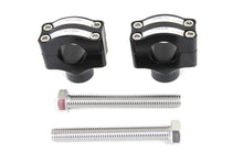 Load image into Gallery viewer, 1 inch Handlebar Riser Set Black