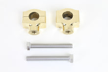 Load image into Gallery viewer, 1 inch Handlebar Riser Set Brass