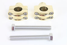 Load image into Gallery viewer, 1 inch Handlebar Riser Set Brass