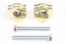 Load image into Gallery viewer, 1 inch Handlebar Riser Set Brass