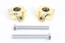 Load image into Gallery viewer, 1 inch Handlebar Riser Set Brass