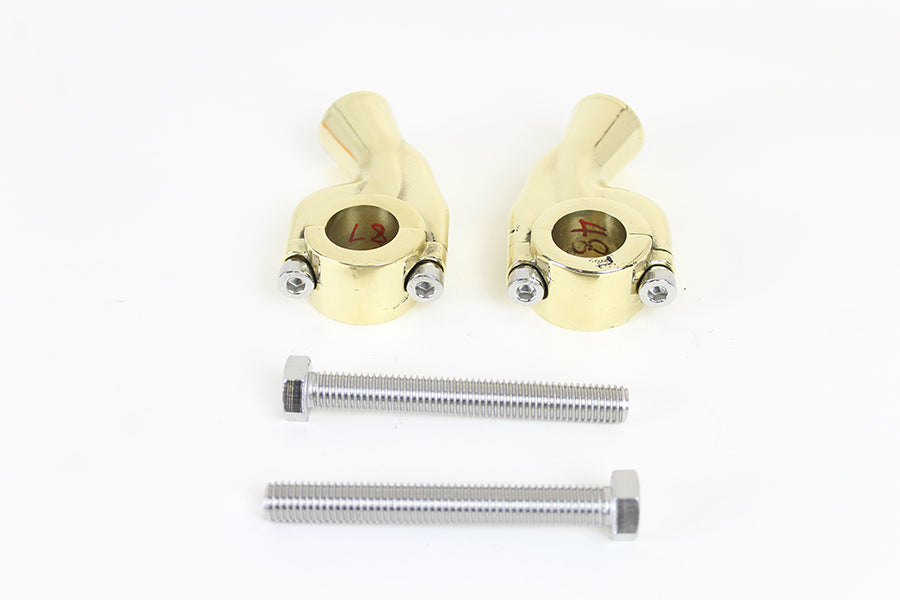 1 inch Smooth Pullback Riser Set Brass Sand