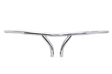 Load image into Gallery viewer, 10 inch Chrome Curved Riser Handlebar with Indents