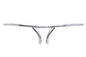 10 inch Chrome Curved Riser Handlebar with Indents