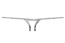 Load image into Gallery viewer, 10 inch Chrome Curved Riser Handlebar with Indents
