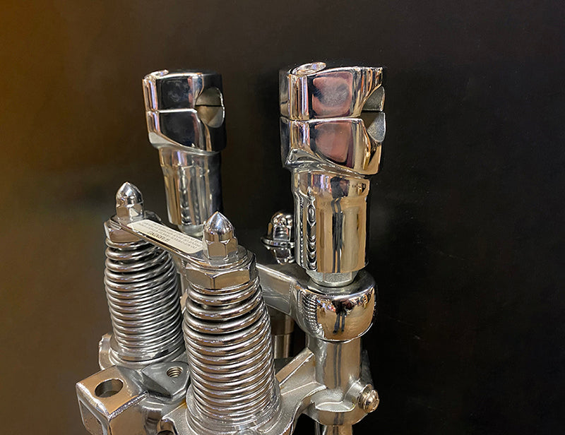 FXSTS Riser Kit Chrome