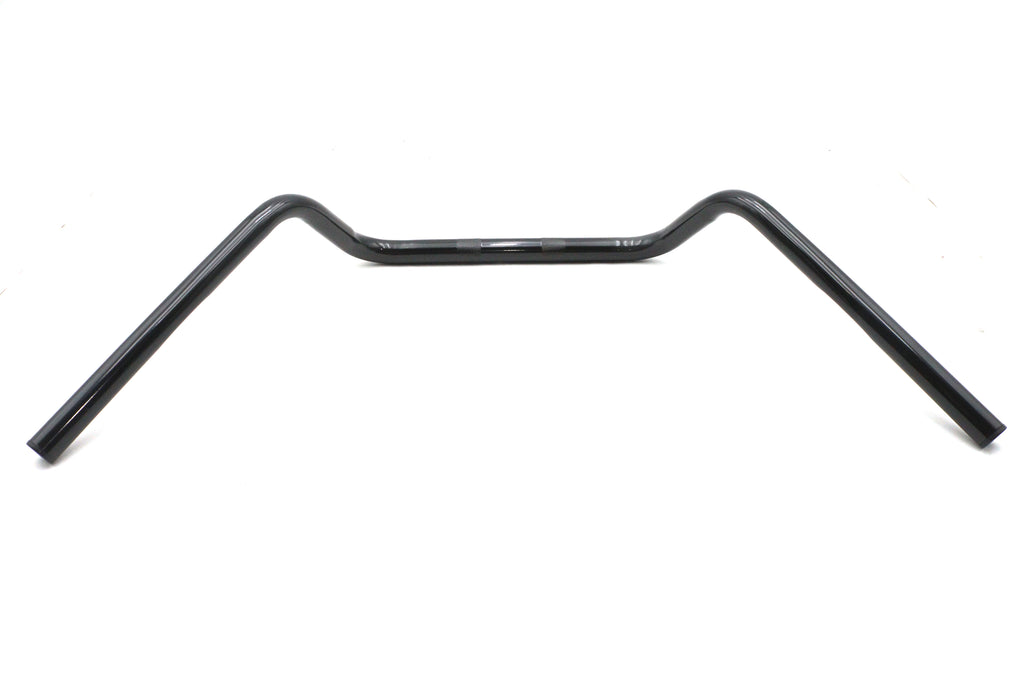 6 inch Medium Buckhorn Handlebar with Indents Black
