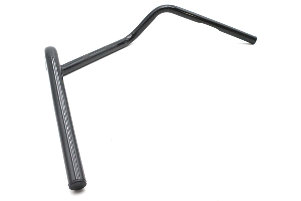 6 inch Medium Buckhorn Handlebar with Indents Black