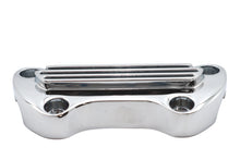 Load image into Gallery viewer, Finned Riser Top Clamp Chrome