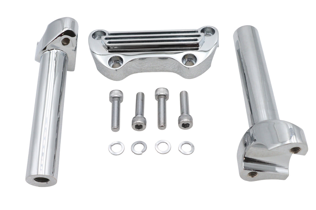 6 inch Post Riser Kit Chrome