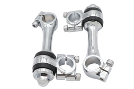 Replica 4-1/4 inch Flanders Chrome Riser Set