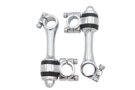 Replica 4-1/4 inch Flanders Chrome Riser Set