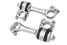Load image into Gallery viewer, Replica 4-1/4 inch Flanders Chrome Riser Set