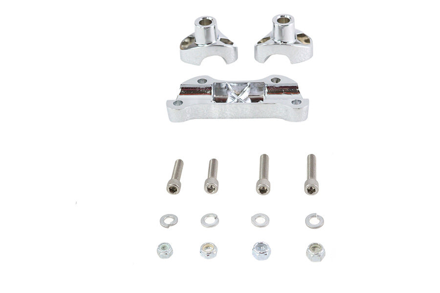 1-1/8 inch Post Riser Kit Chrome