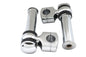 4-1/4 inch Offset Dog Bone Riser Set Chrome
