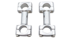 Load image into Gallery viewer, 3 inch Dog Bone Riser Set Chrome
