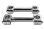 5 inch Dog Bone Riser Set Chrome