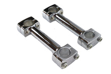 Load image into Gallery viewer, 5 inch Dog Bone Riser Set Chrome